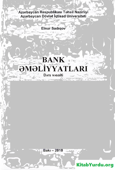 BANK ƏMƏLİYYATLARI