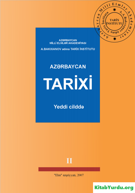 AZƏRBAYCAN TARİXİ II CİLD