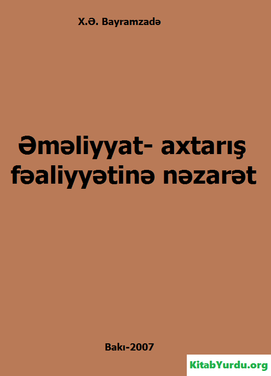 ƏMƏLİYYAT AXTARIŞ FƏALİYYƏTİNƏ NƏZARƏT