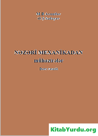 NƏZƏRİ MEXANİKA (MÜHAZİRƏLƏR)