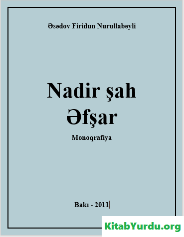 NADİR ŞAH ƏFŞAR