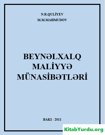 BEYNƏLXALQ MALİYYƏ MÜNASİBƏTLƏRİ