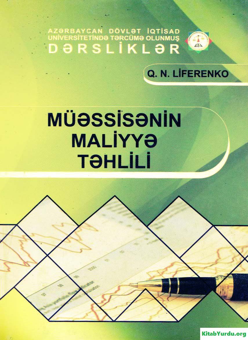 MÜƏSSİSƏNİN MALİYYƏ TƏHLİLİ