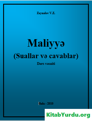 MALİYYƏ (SUALLAR VƏ CAVABLAR)