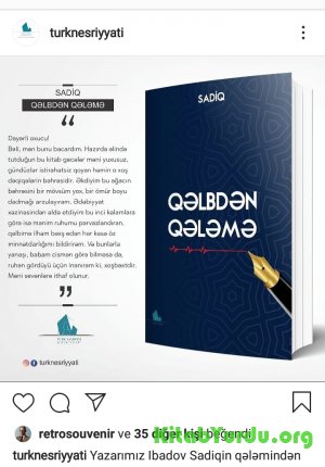 Qəlbdən Qələmə-Sadiq(ölkənin ən gənc yazarından)